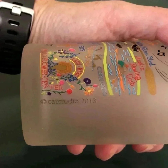 Cat Studio Texas frosted glass - Picture 6 of 6